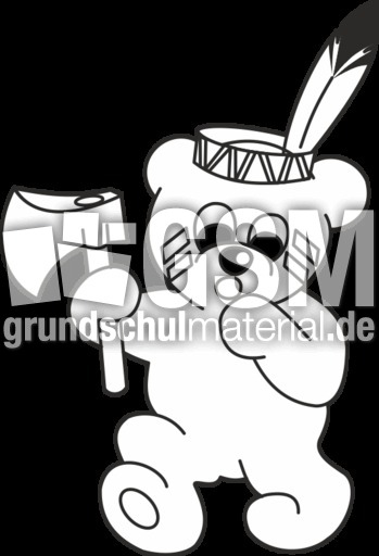 Umi-als-Indianer-sw.png